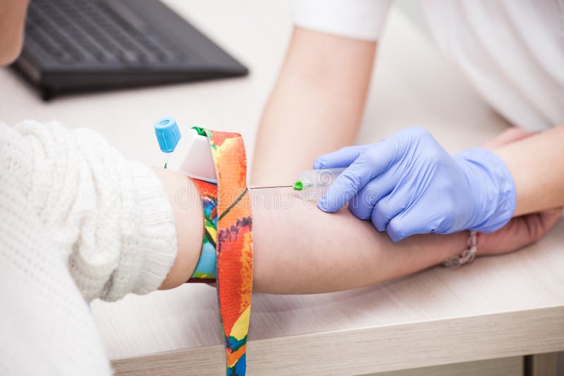 Blood extraction sample stock photo. Image of injection 53446474