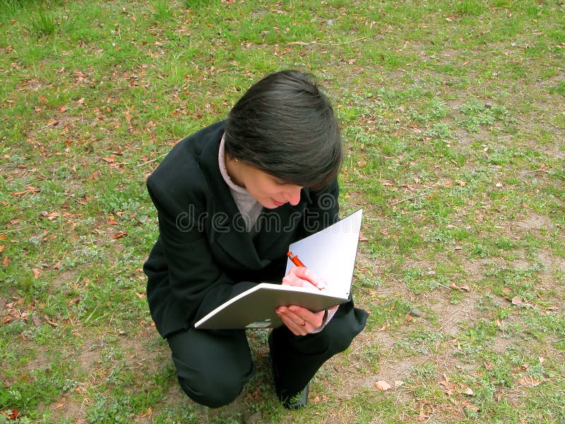Download Taking notice stock image. Image of teen, green, businesswoman - 107103