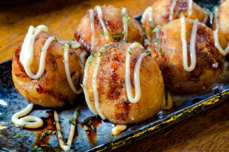 Takoyaki Octopus Balls Stock Images Image 23496924