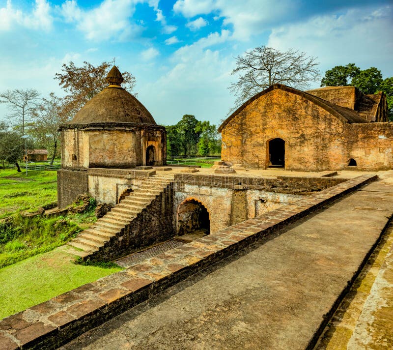 Talatal Ghar / Rangpur Palace - magnificent historical monument in Sivasagar, Assam, India.
