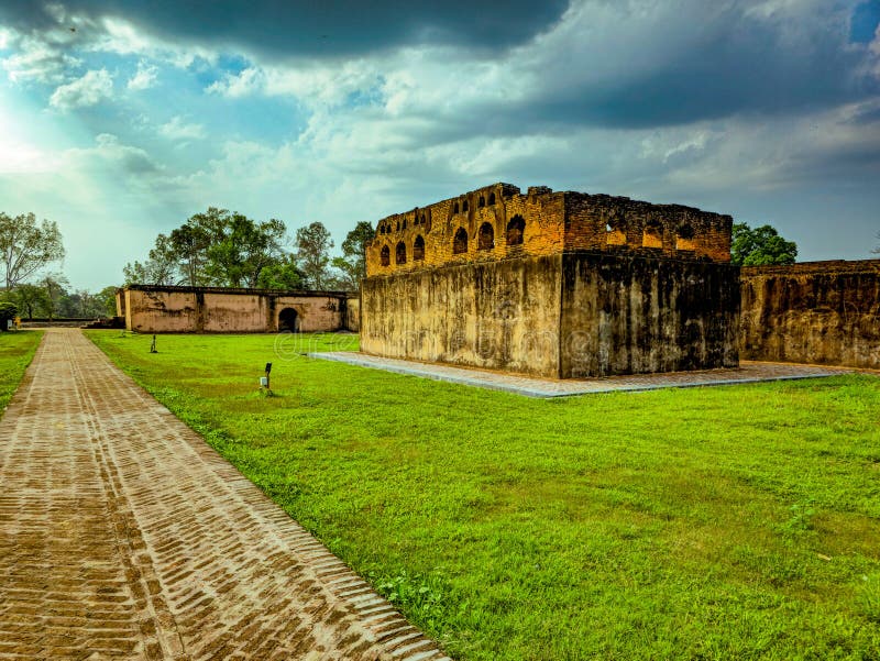 Talatal Ghar / Rangpur Palace - magnificent historical monument in Sivasagar, Assam, India.