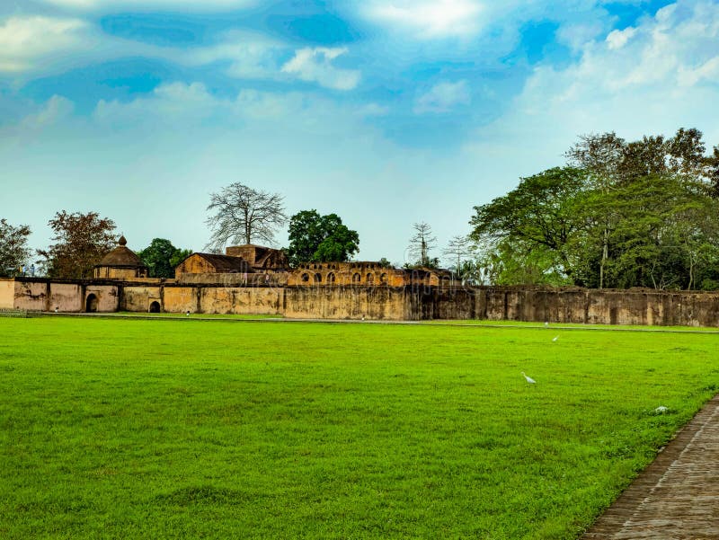 Talatal Ghar / Rangpur Palace - magnificent historical monument in Sivasagar, Assam, India.