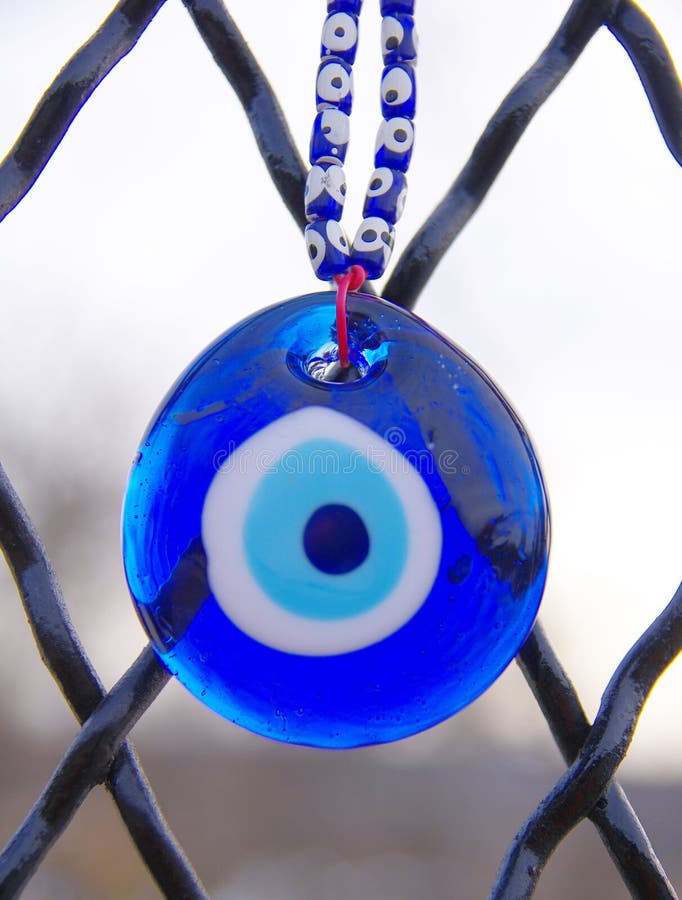 Talisman des blauen Auges stockbild Talisman des blauen Auges stockbild