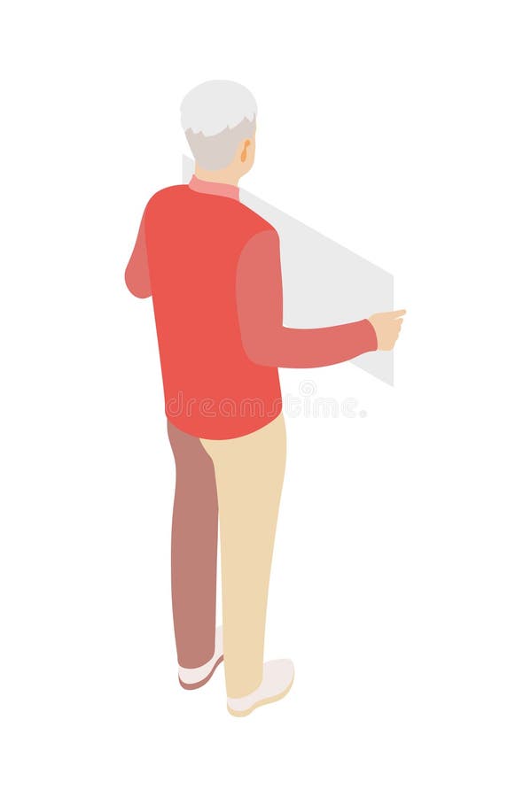 Talk Show Activist Composition royalty free illustration