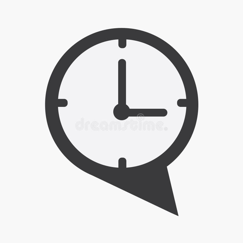 Talk time icon vector stock vector. Illustration of background 114389357