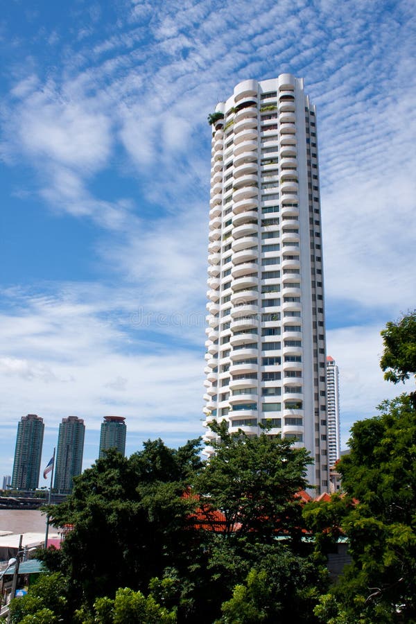 Tall condominium or apartment