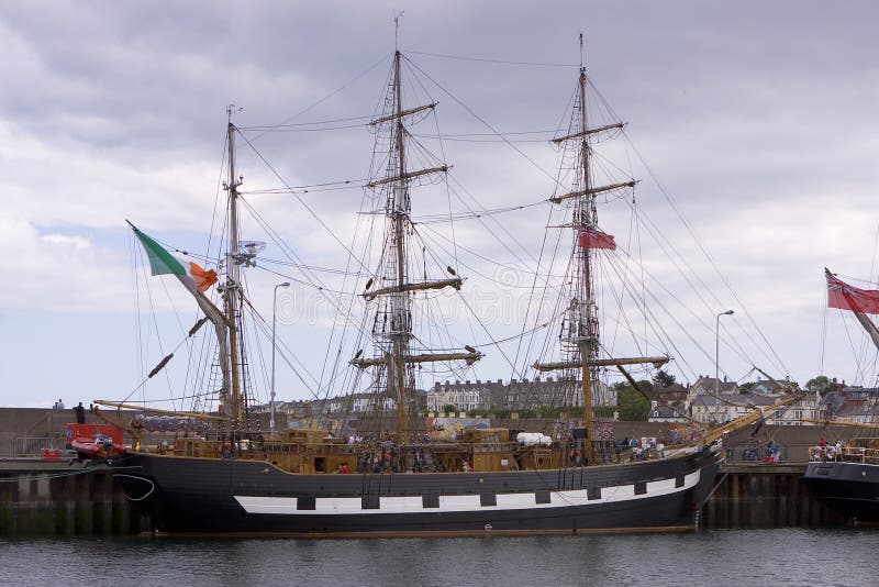 Tall ship in bangor harbour co.down north ireland