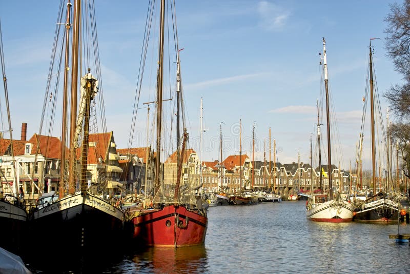 Tall ships in Alkmaar harbour