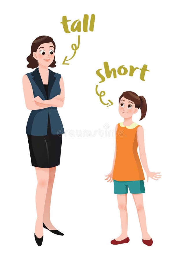 Download Height And Short Man, Short, Tall. Royalty-Free Stock