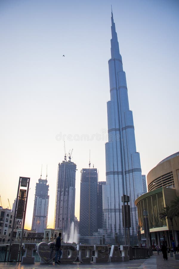 Tallest Building in the World. Burj Khalifa Editorial Photo Image of