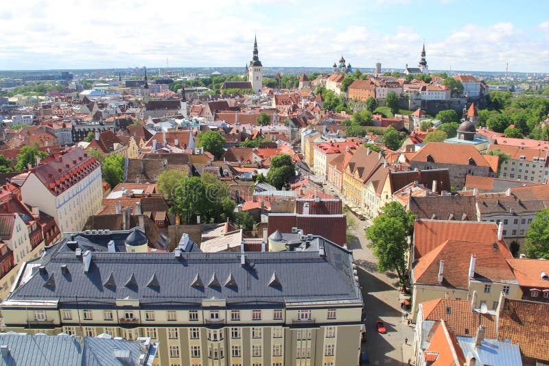 Tallinn, capitel de Estonia, 2014 ywar fotografía de archivo Tallinn, capitel de Estonia, 2014 ywar fotografía de archivo
