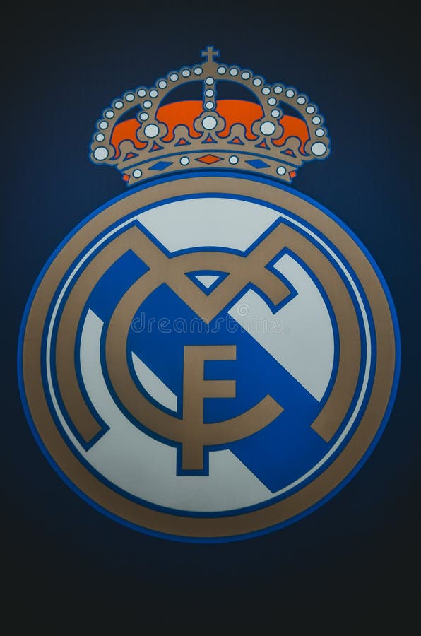TALLINN, ESTONIA - 15 August, 2018: Logo and Emblem Real Madrid Editorial  Stock Image - Image of laliga, activity: 125468449
