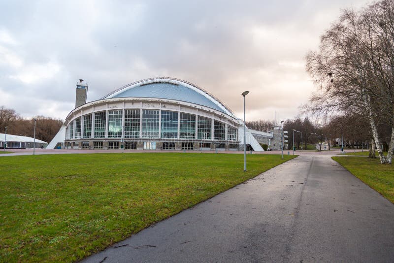 Amphitheater, music stadium Lauluvaljak on the Song Field in Tallinn.