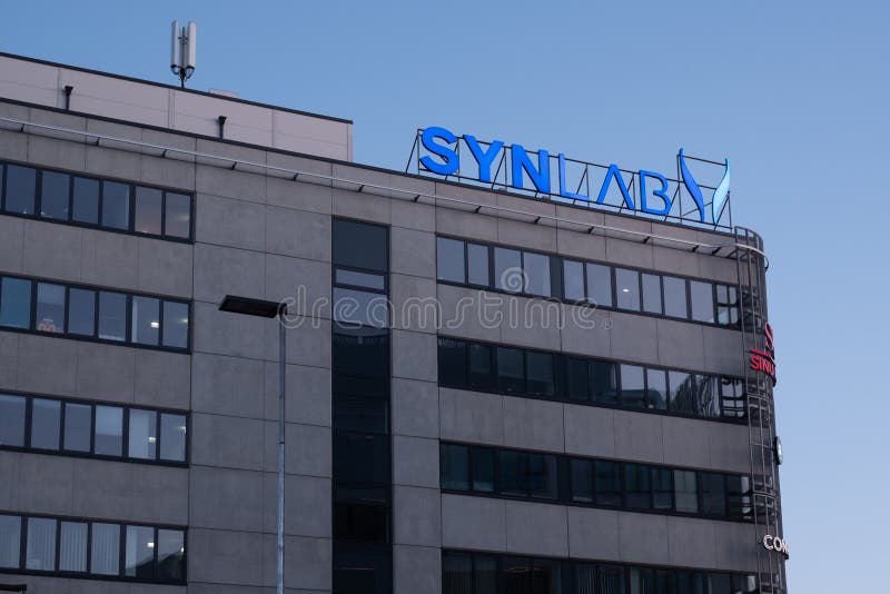 Tallinn, Estonia - 04.08.2021: Synlab Main Building Facility In Tallinn ...