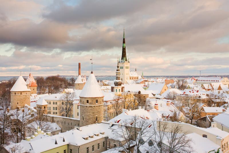 View of an old city in Tallinn. Estonia. View of an old city in Tallinn. Estonia