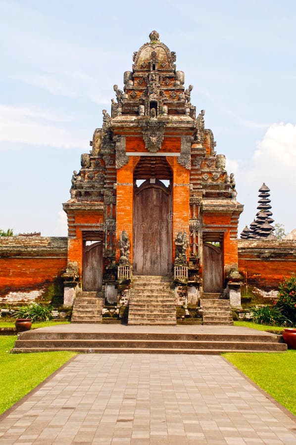 Taman Ayun Tempel (Bali, Indonesien) Fotografering för Bildbyråer