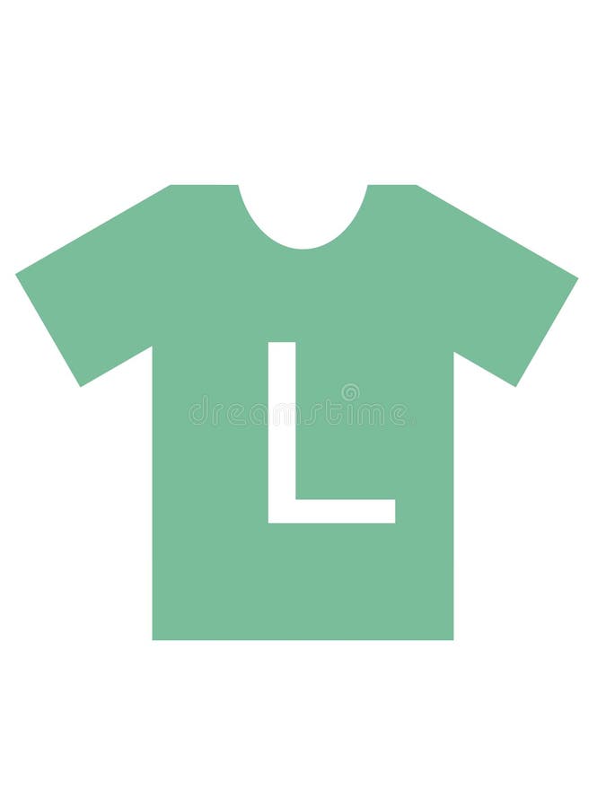 Tamanho de etiquetas do t-shirt da roupa ilustração stock Tamanho de etiquetas do t-shirt da roupa ilustração stock