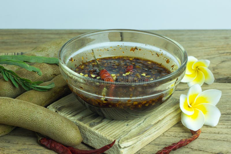 Tamarind with Sweet Fish Sauce Stock Image Image of fruit, sour 83306419