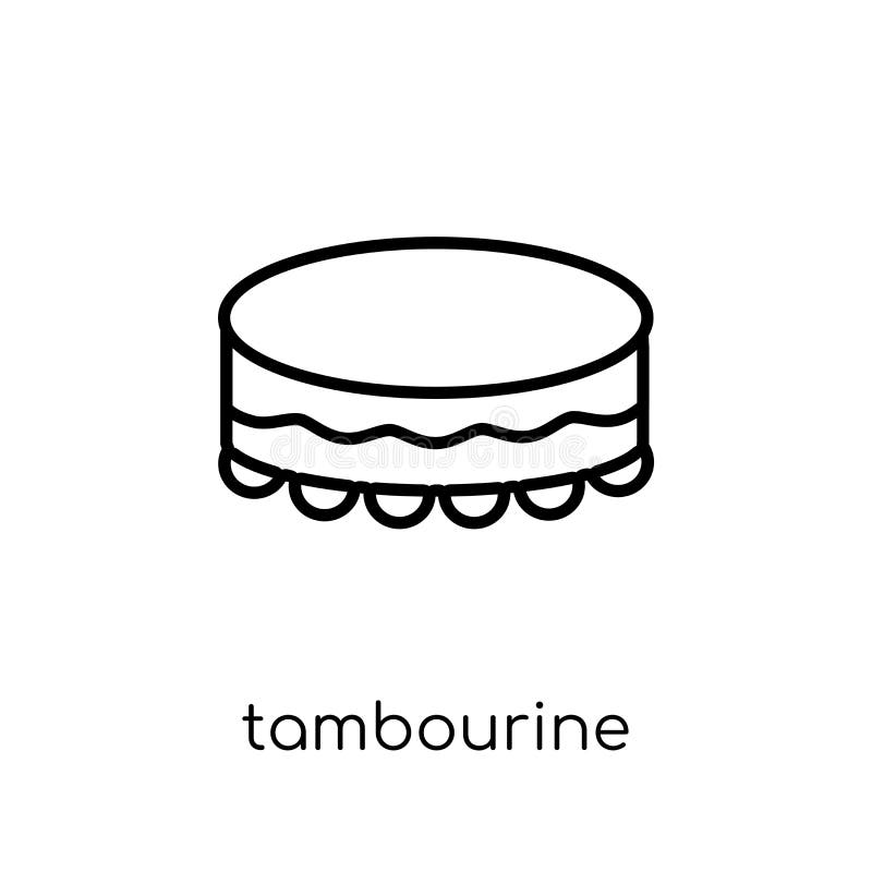 Tamboerijnpictogram van inzameling royalty-vrije illustratie Tamboerijnpictogram van inzameling royalty-vrije illustratie
