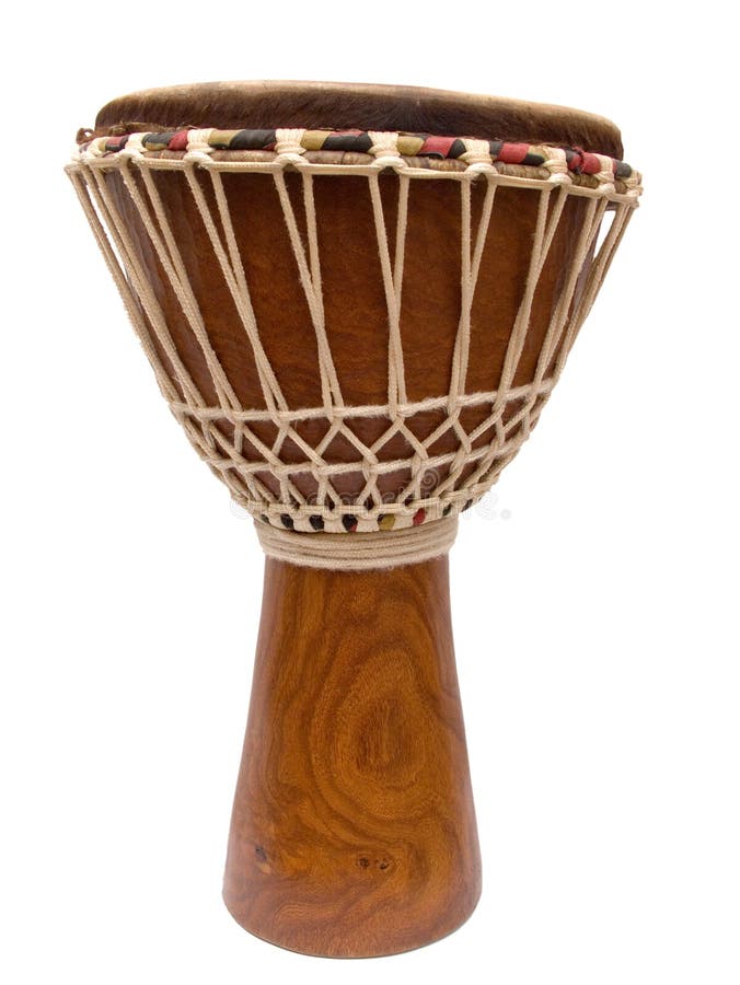 Tambour africain de Djembe image stock. Image du tambour 194879