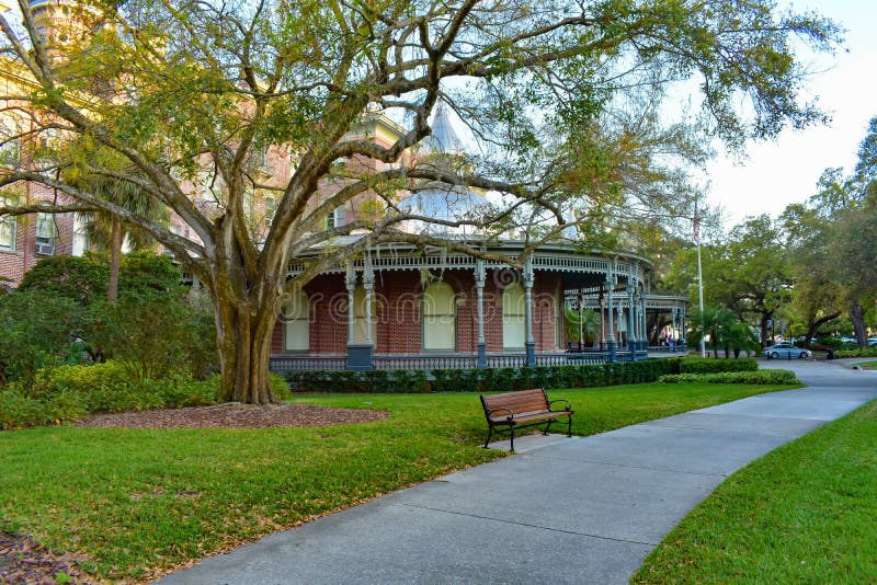 Interior gardens and gallery by Henry B. Plant Museum in downtown area 1. Tampa Bay, Florida. March 02, 2019. Interior gardens and gallery by Henry B. Plant royalty free stock photography Interior gardens and gallery by Henry B. Plant Museum in downtown area 1. Tampa Bay, Florida. March 02, 2019. Interior gardens and gallery by Henry B. Plant royalty free stock photography
