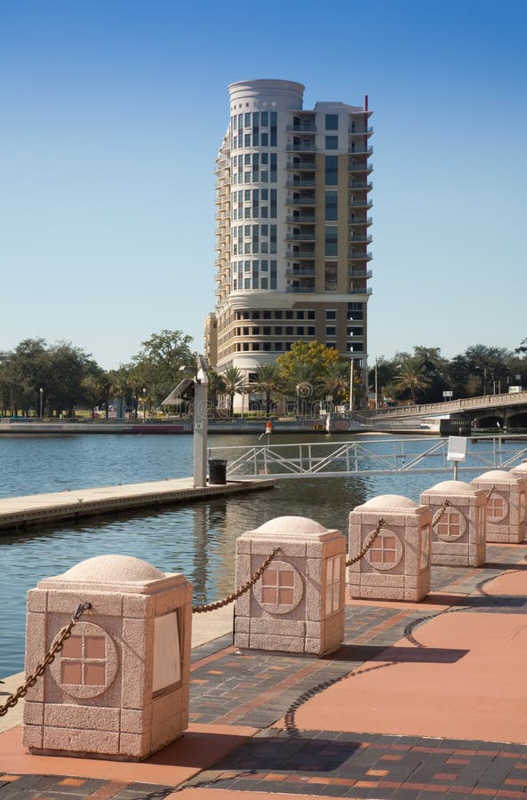 Tampa, Florida Business District stock photography