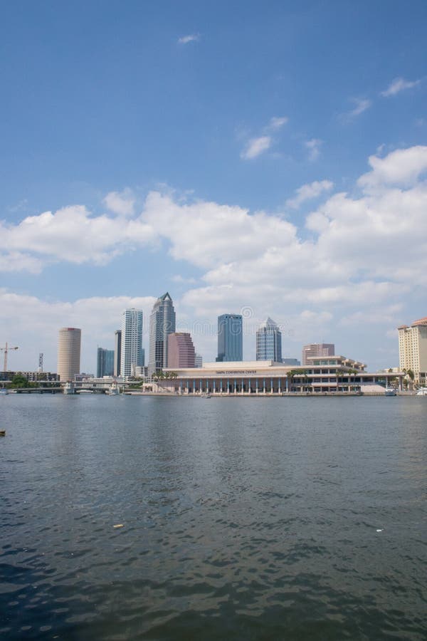 Tampa Floryda linii horyzontu Vertical obrazy stock Tampa Floryda linii horyzontu Vertical obrazy stock