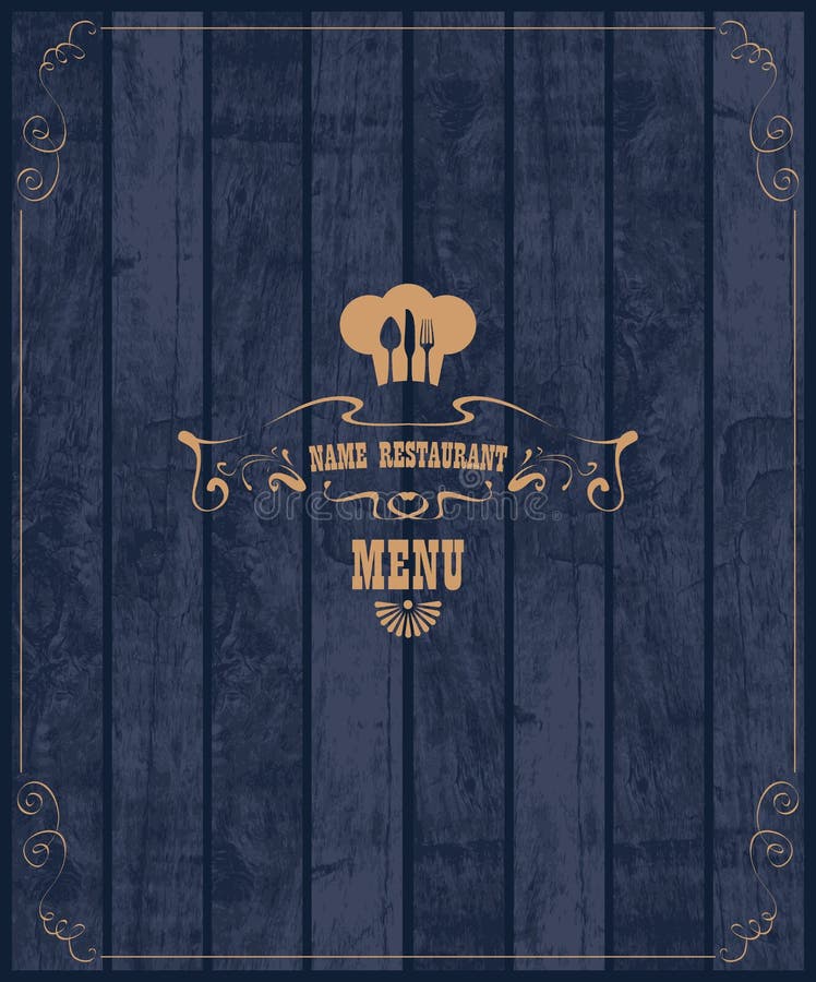 Menu Para O Restaurante Com Tabela De Preços E Toque Ilustração do Vetor -  Ilustração de fundo, forquilha: 88640242