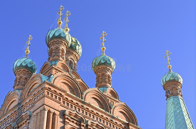 Tampere orthodox church. stock images Tampere orthodox church. stock images