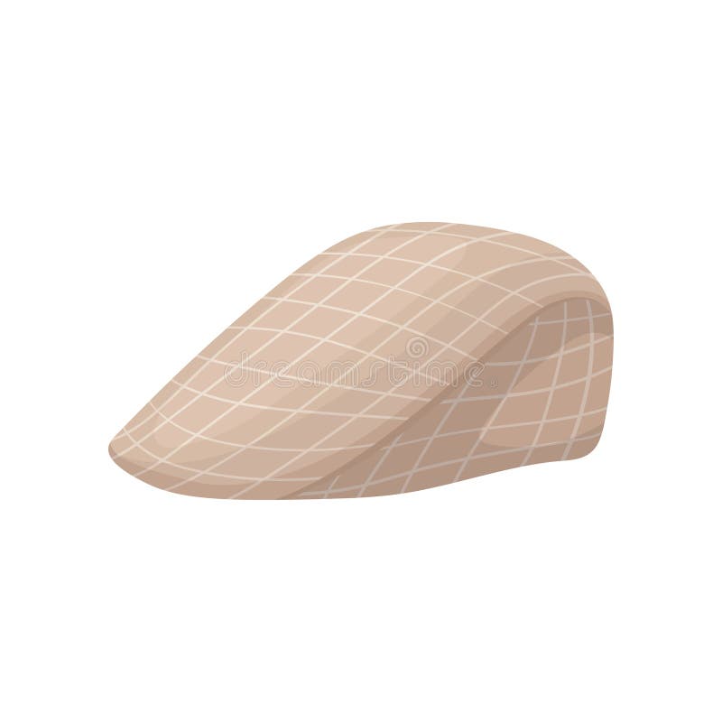 Tampão quadriculado da boina do vintage com viseira Chapéu repicado elegante Headwear na moda dos homens s Ícone liso do vetor ilustração do vetor Tampão quadriculado da boina do vintage com viseira Chapéu repicado elegante Headwear na moda dos homens s Ícone liso do vetor ilustração do vetor