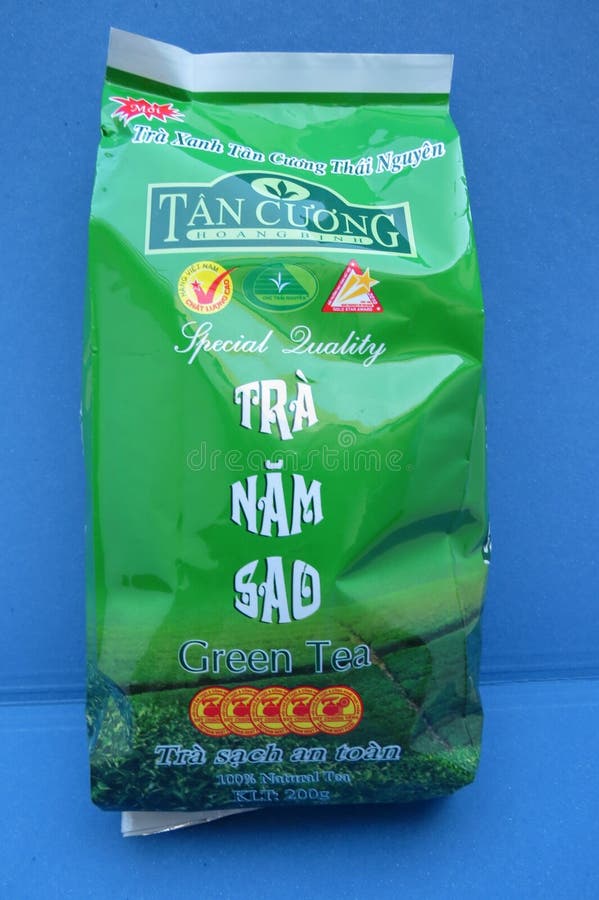 Tan Cuong - Tra Nam Sad Green Tea from Viet Nam Editorial Stock Image ...