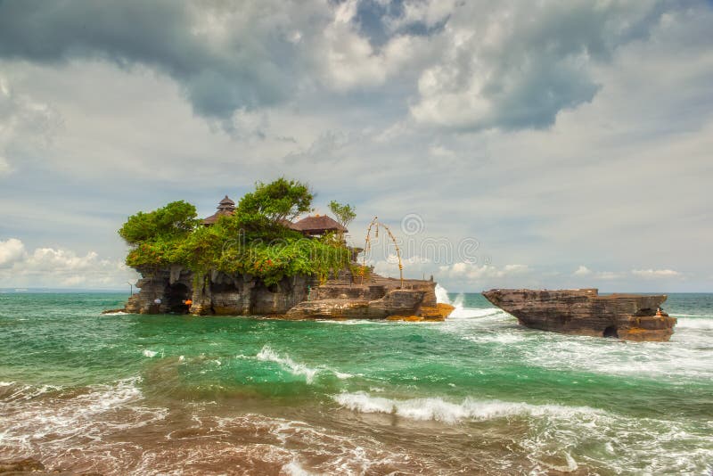 Tanah-Los-Seetempel Bali lizenzfreie stockbilder Tanah-Los-Seetempel Bali lizenzfreie stockbilder