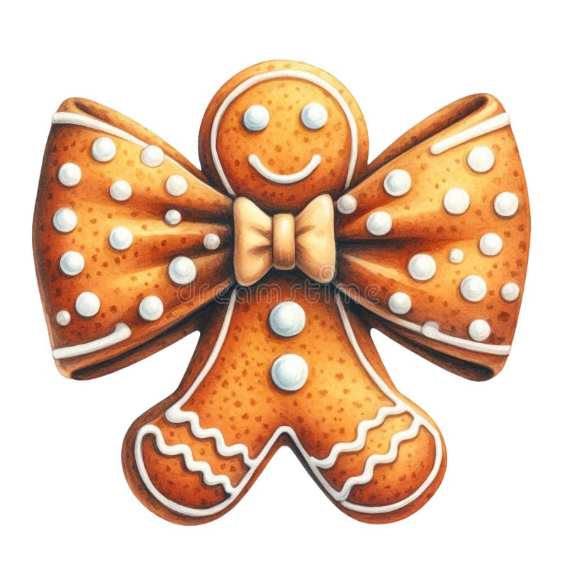 Tandenbrood. kerstboog stock illustratie