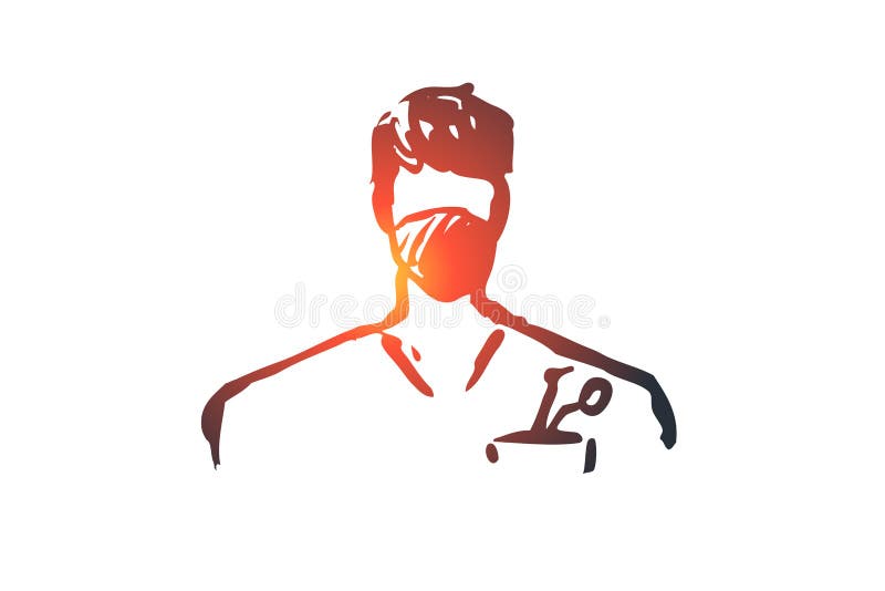 Tandläkare doktor, klinik, medicin, sunt begrepp Hand dragen isolerad vektor vektor illustrationer Tandläkare doktor, klinik, medicin, sunt begrepp Hand dragen isolerad vektor vektor illustrationer