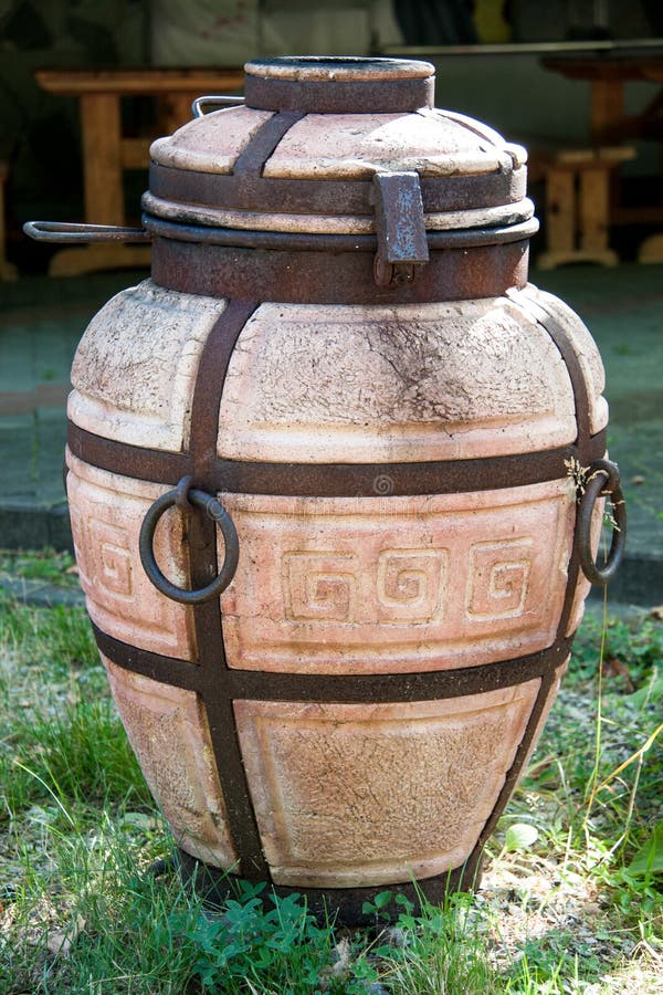 Tandoor Outside. Oven, Grill in Asian Cooking. Stock Image Image of