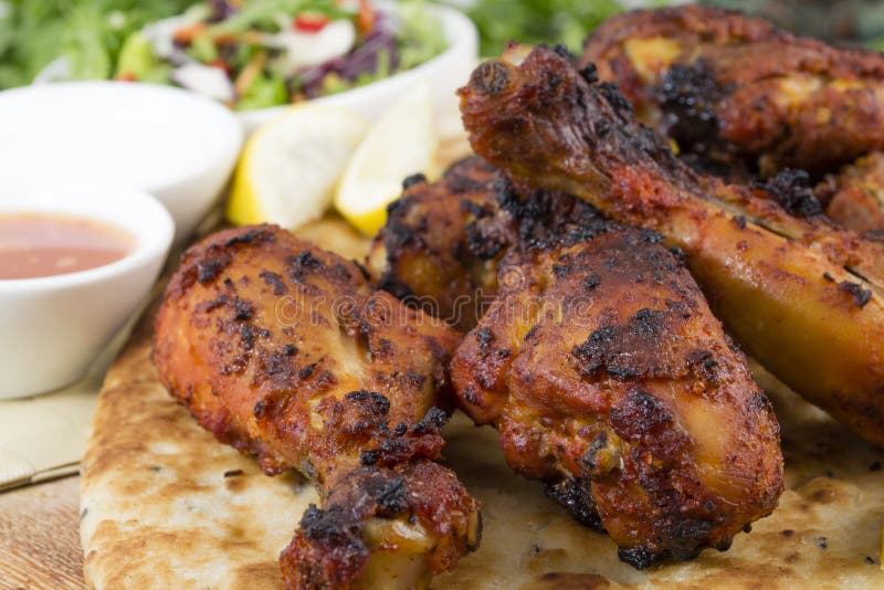 Tandoori Chicken Legs royalty free stock images