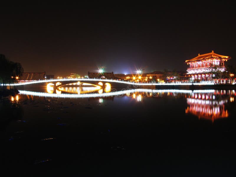 Tang dynasty lotus garden