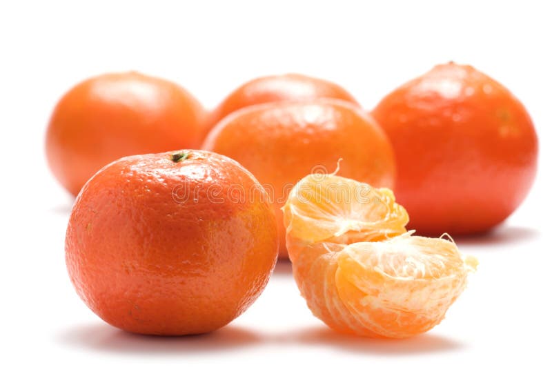 Tangerine and half tangerine