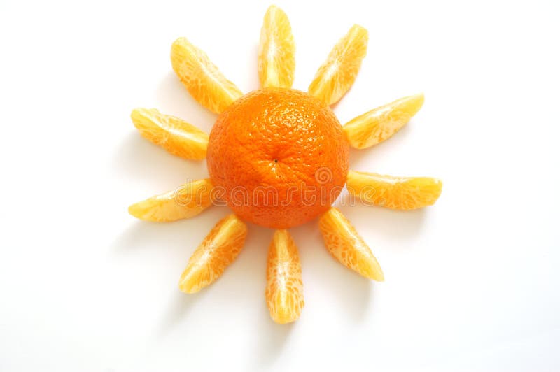 Tangerine sun