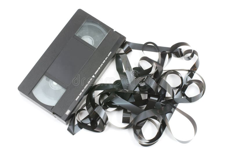 Broken VHS Tape stock image. Image of entertainment, equipment 36778955