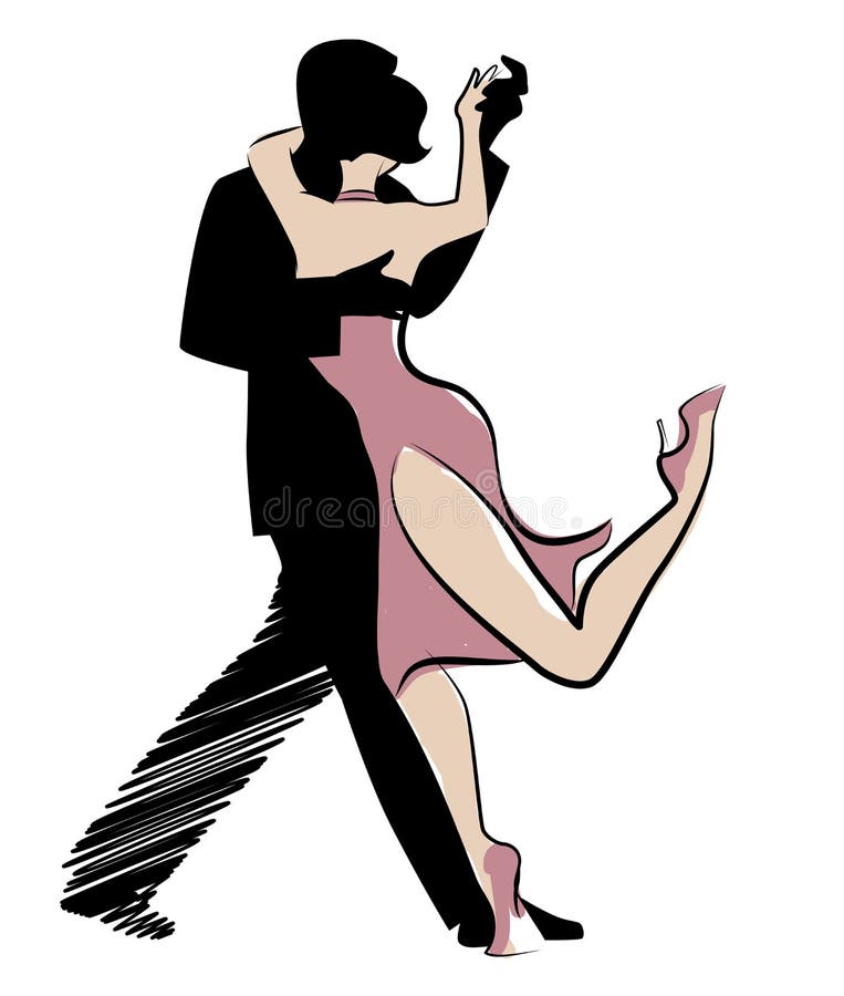 Premium Vector  Isolated cute couple dancer characters dancing to salsa  music concept vector