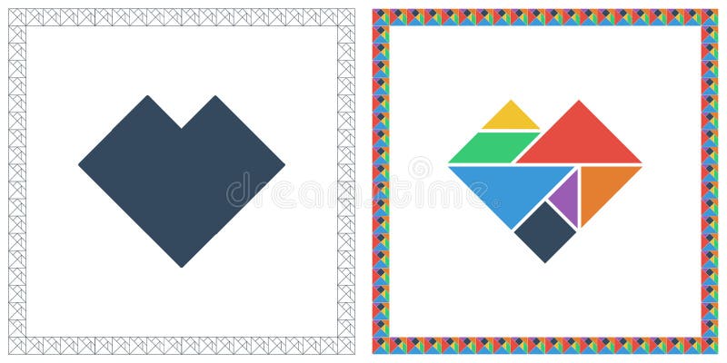 Tangram a color hot sale