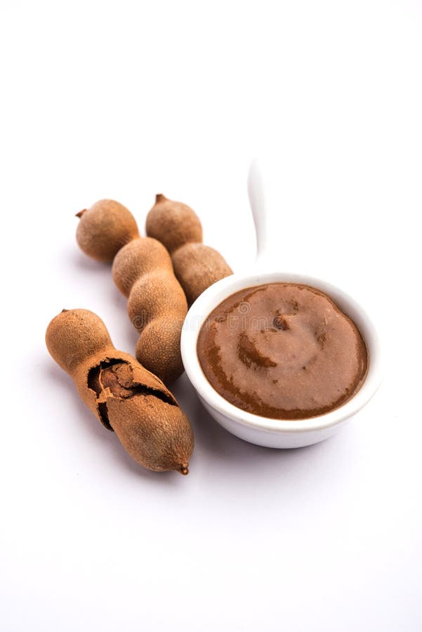 Tangy Tamarind Puree or Imli Paste Stock Image Image of asia, india