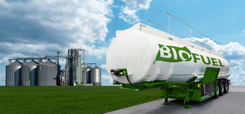 Tank with the Inscription BIOFUEL Stock Image - Image of industrial ...