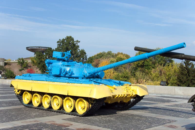 Tank On The Territory Of The War Museum In Kiev Stock Image Image of near, history 62120287