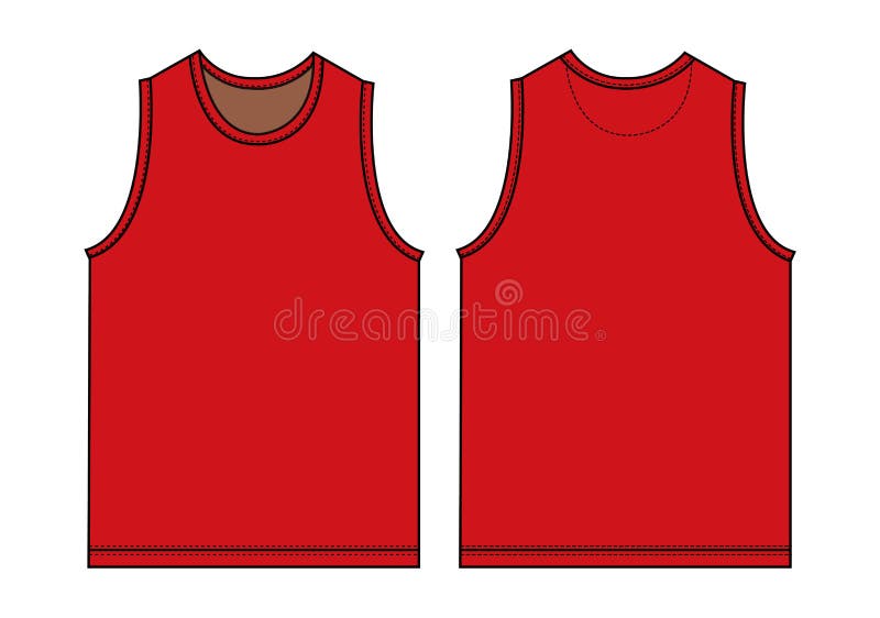 Tank Top, Sleeveless Shirt Illustration / White Stock Vector ...