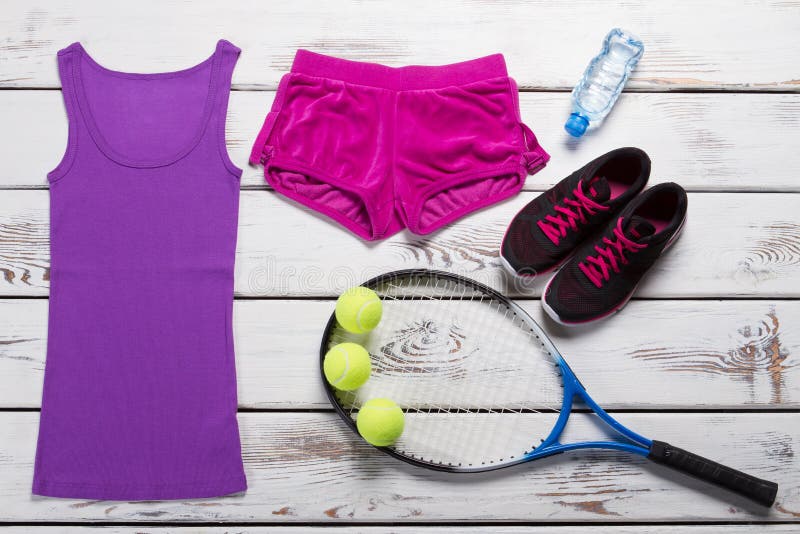 Tank top with sport shorts. royalty free stock photography Tank top with sport shorts. royalty free stock photography