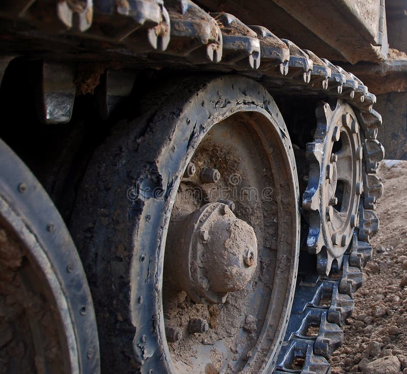 Tank tracks stock image. Image of steel, cross, dirt, soldier 7656631