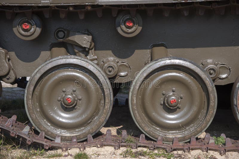 Tank tracks stock photo. Image of track, tank, armour 98632656