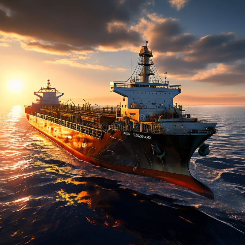 Tanker ship textures royalty free illustration